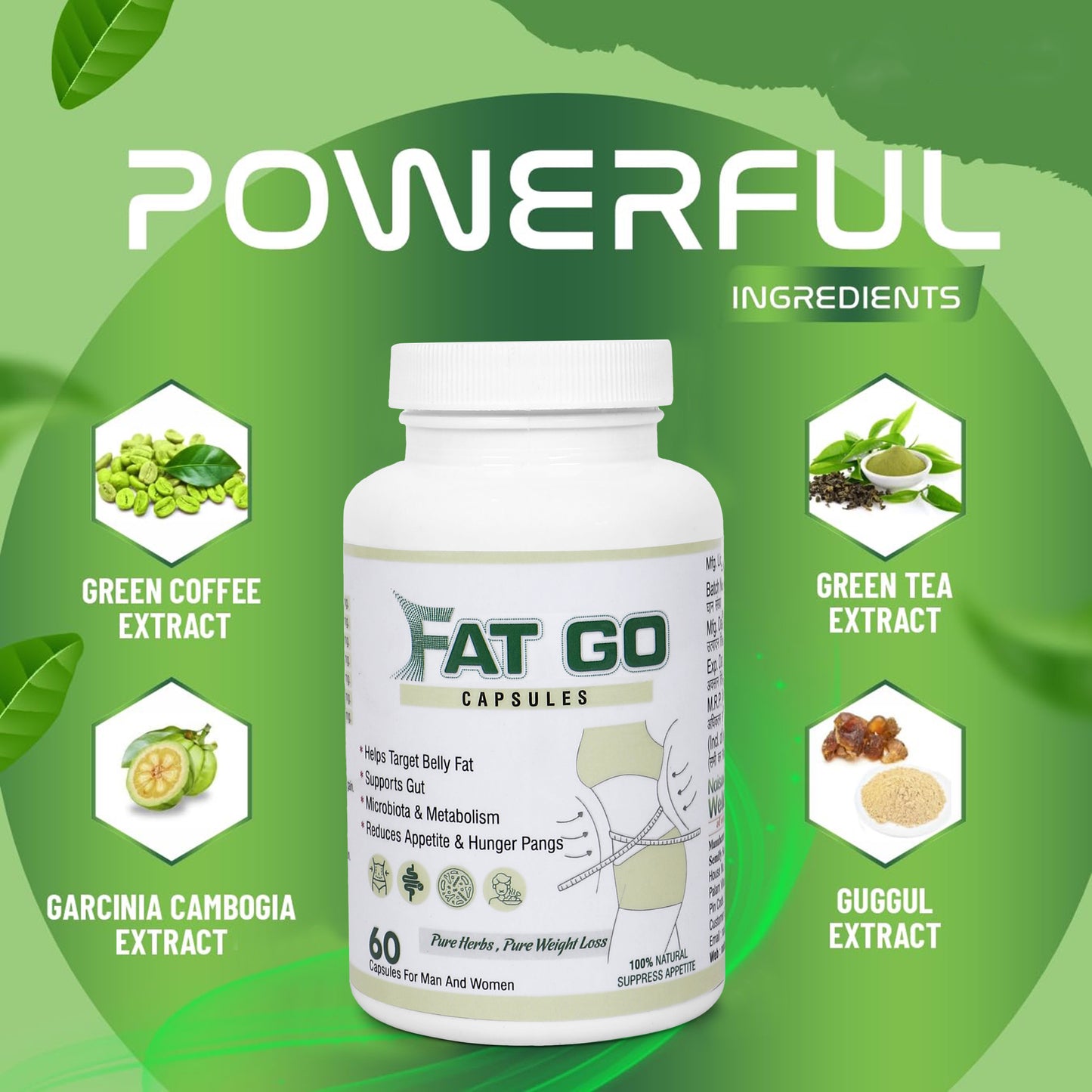 FAT GO Capsules – Weight Management & Belly Fat Support