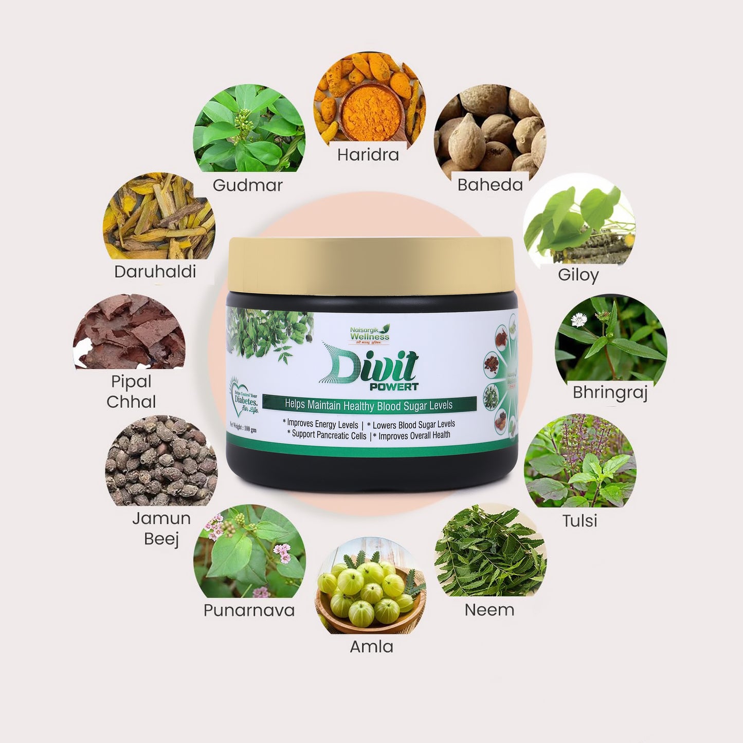 Divit Powert – Ayurvedic Blood Sugar Support Powder